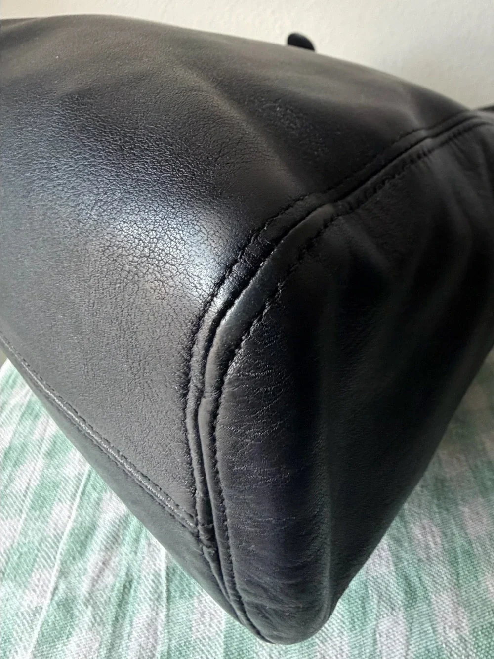 VINTAGE Coach Black Waverly Soho Buckle Bag